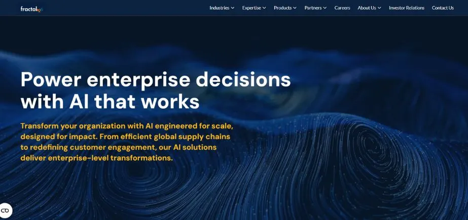 Fractal Analytics - Custom AI Software Development Companies in India