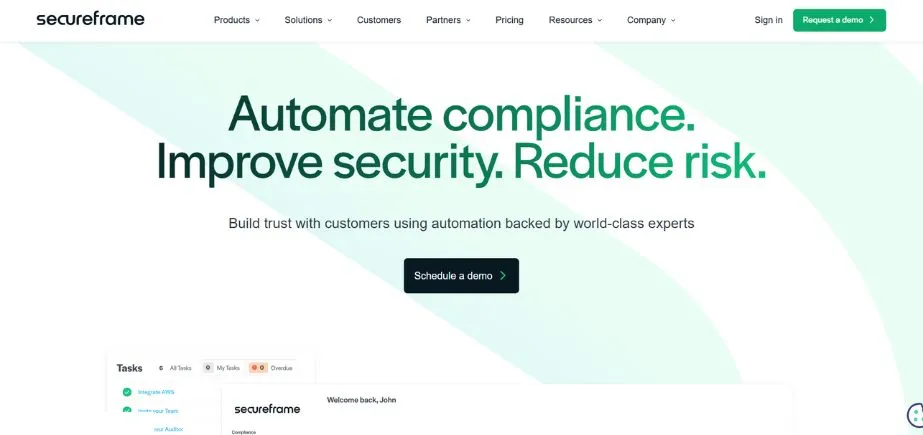 Secureframe - Compliance Automation Tools