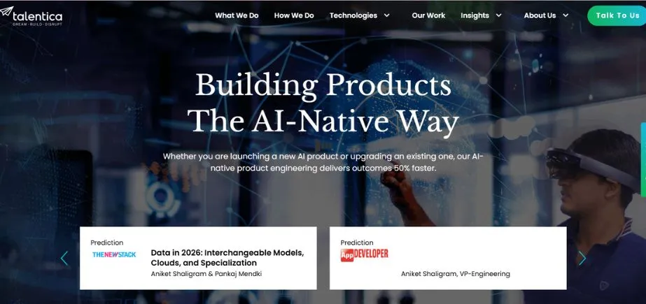 Talentica Software - Custom AI Software Development Companies in India