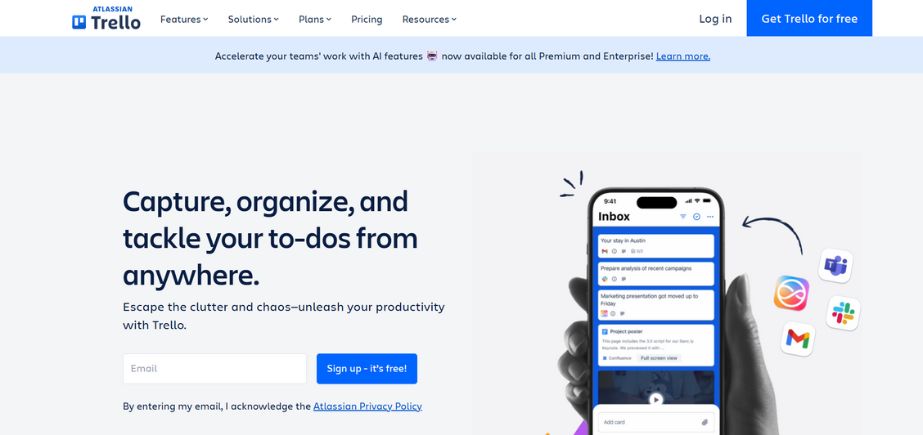 Free online tools - trello