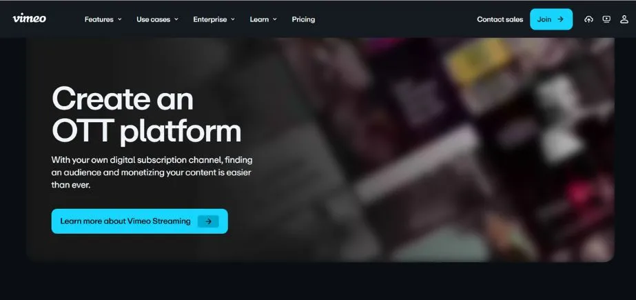 Vimeo OTT - OTT Software Solutions