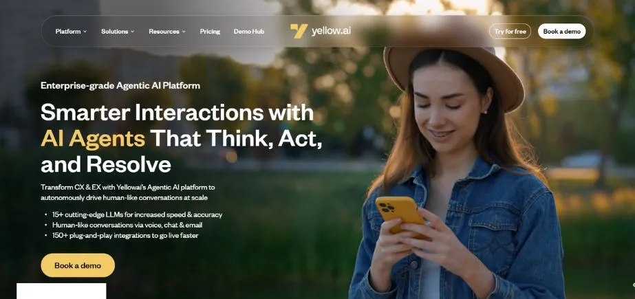 Yellow.ai - Chatbot Development Companies in India