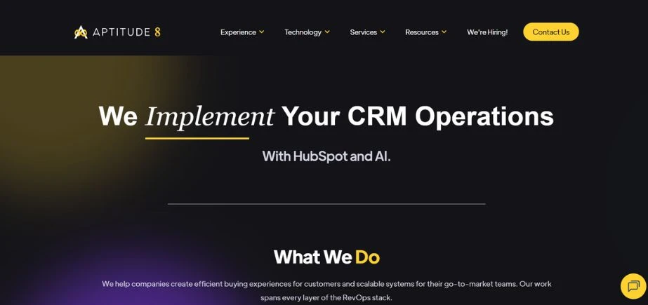 hubspot agencies - aptitude