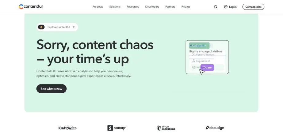 CMS Software - contentful