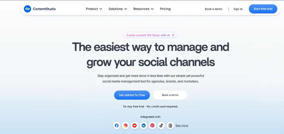 SMO tools - contentstudio