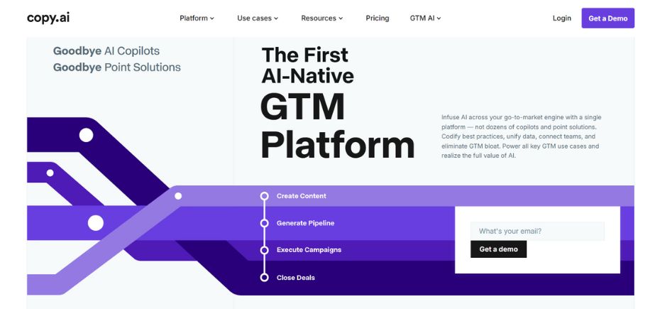 AI Business Plan Generators - copy.ai