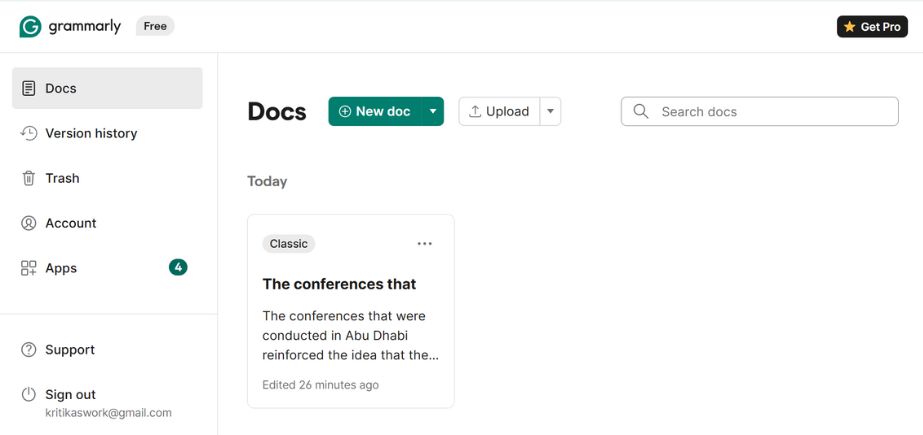 free online tools - grammarly