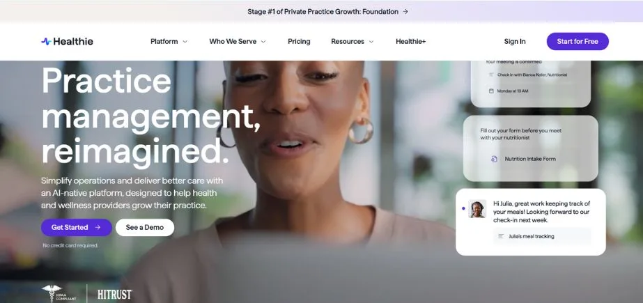 Virtual Consultation Platforms - healthie