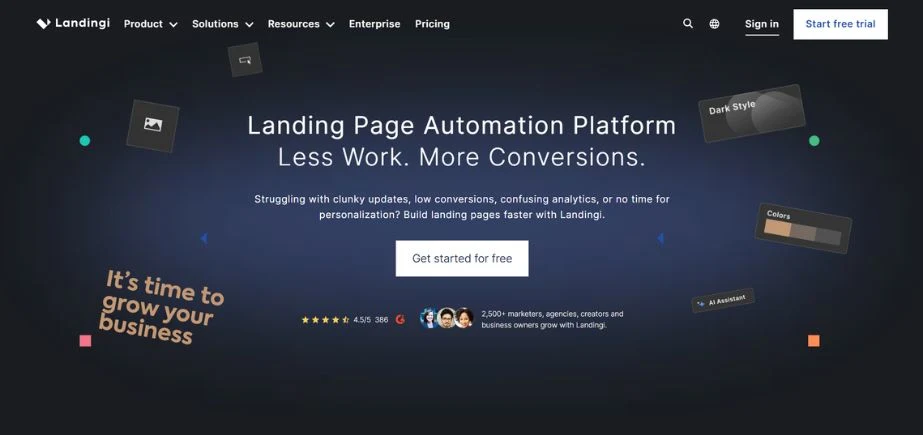 Landing Page Builders - landingi