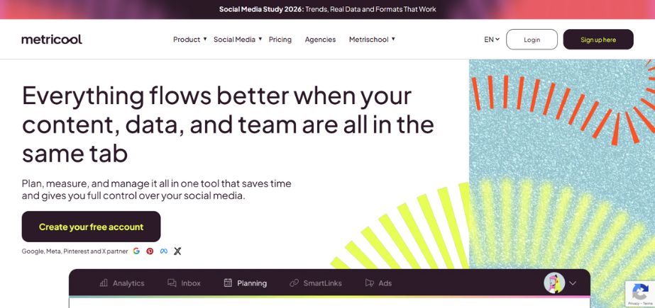 SMO tools - metricool