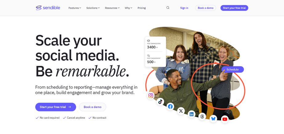 SMO tools - sendible