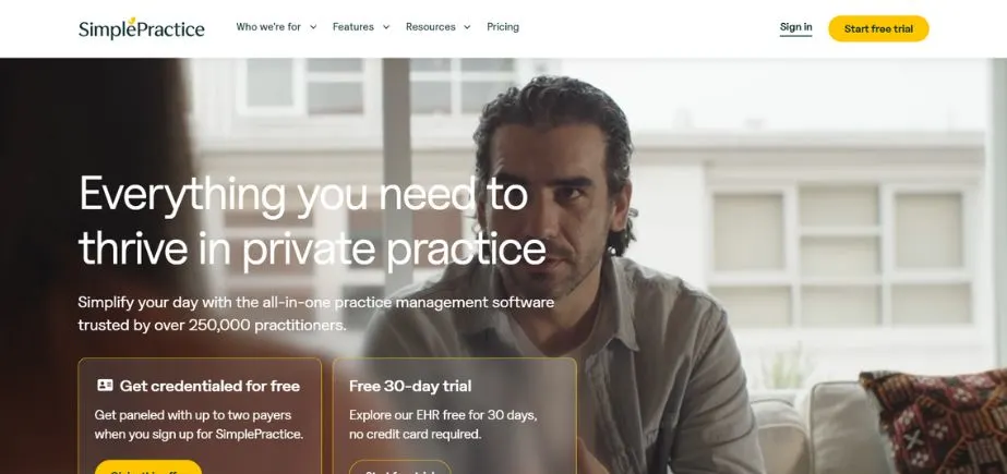 Virtual Consultation Platforms - simplepractice
