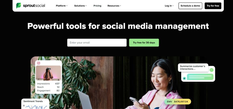 SMO tools - sproutsocial