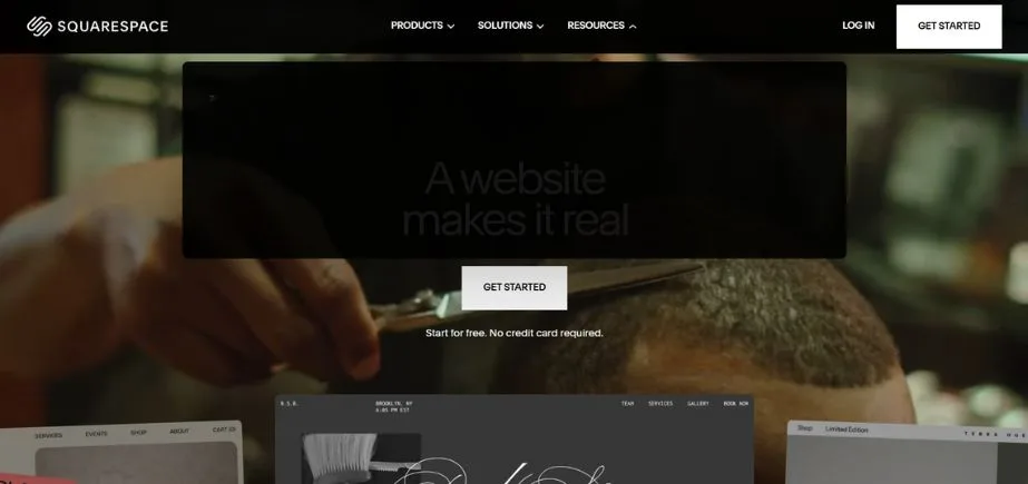 CMS Software - squarespace