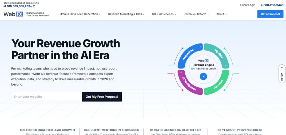 Digital Marketing Agencies in the UK - webfx