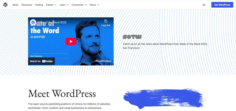 CMS Software - wordpress