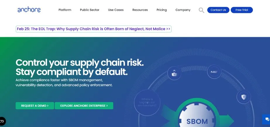 Anchore Enterprise - Software Supply Chain Security Tools