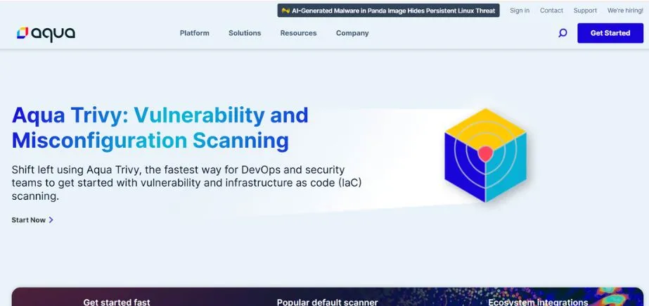 Aqua Trivy - Software Supply Chain Security Tools