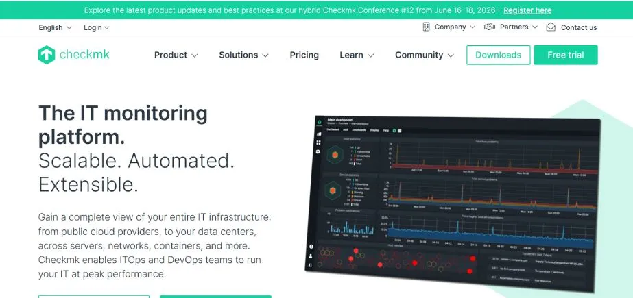 Checkmk - Infrastructure Monitoring Tools