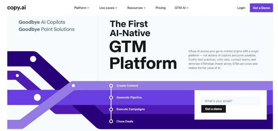 Copy.ai - AI Content Writing Tools