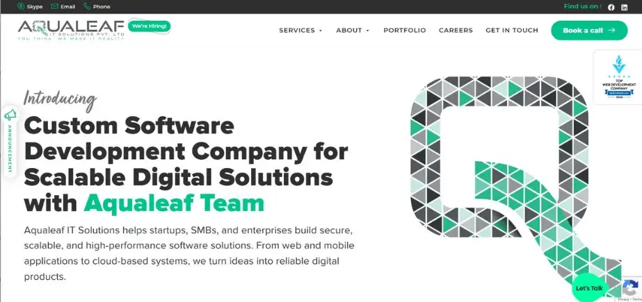 Software Companies in Kolkata - aqualeaf