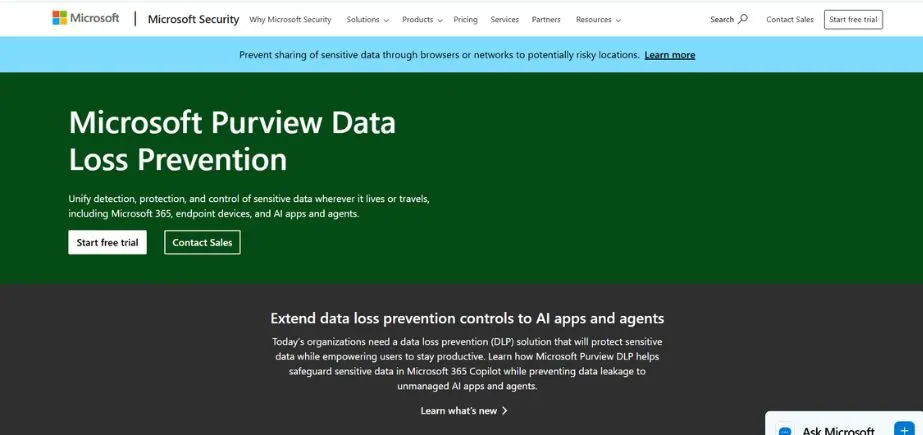 data loss prevention - ms