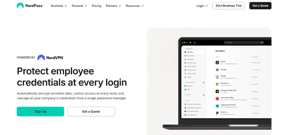 NordPass - Password Manager Software