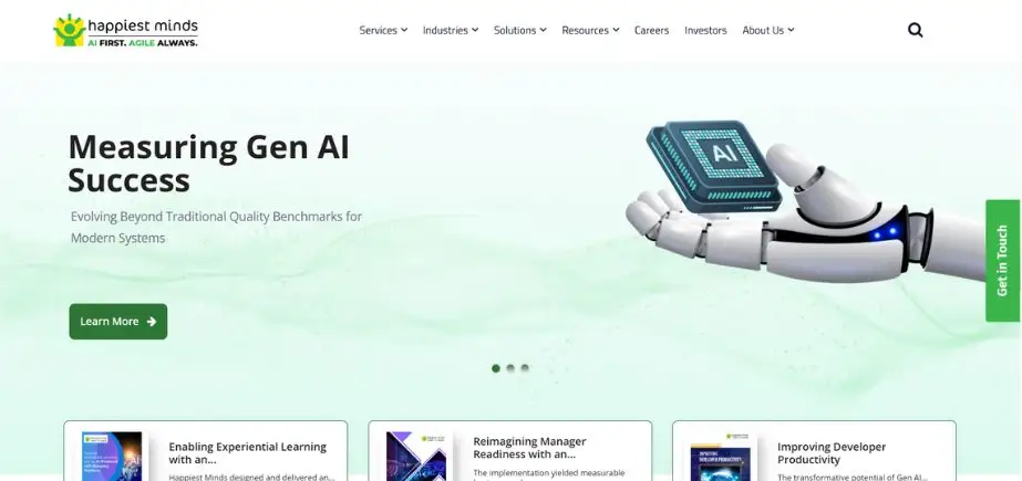Software Companies in India - happiestminds