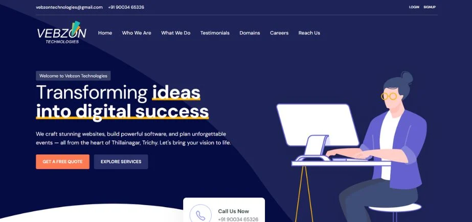 Software Companies in Trichy - vebzon
