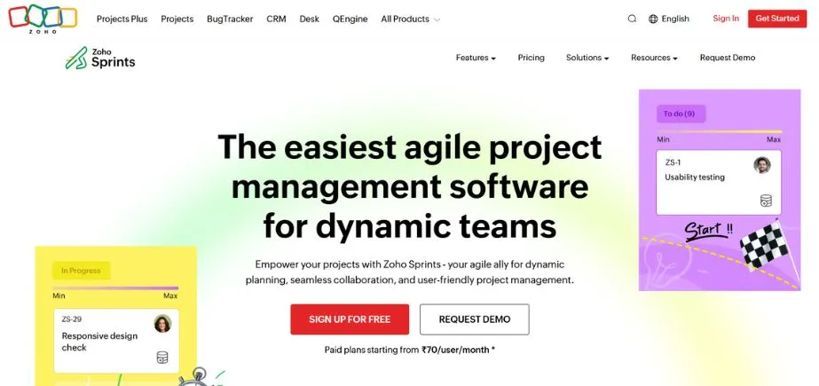 software companies in India - zoho