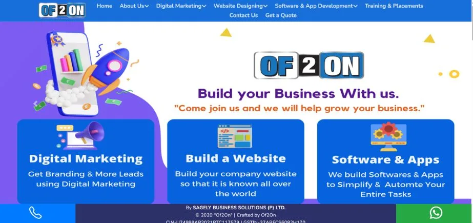 Software Companies in Tirupati - of2on