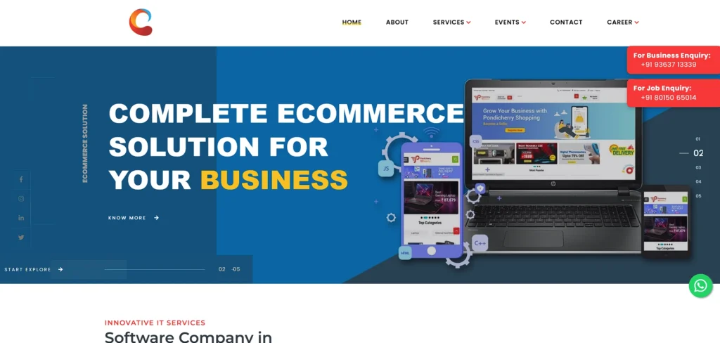 Software company in Pondicherry - Cherri Technologies