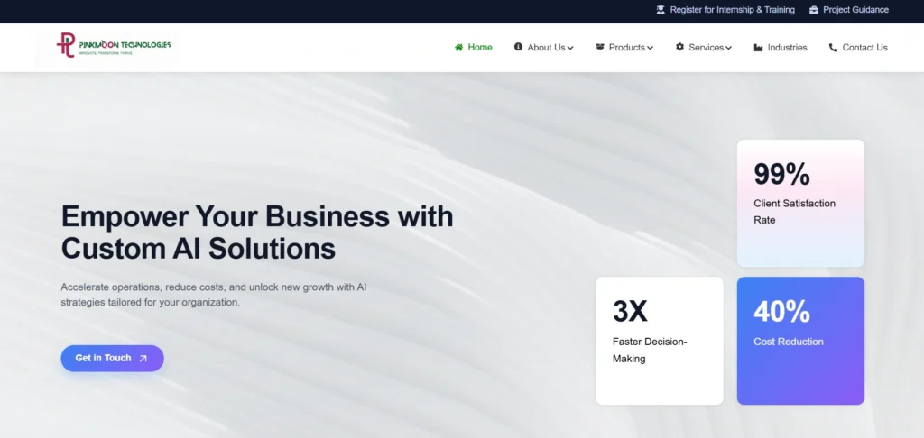 Software company in Vijayawada -PINKMOON Technologies