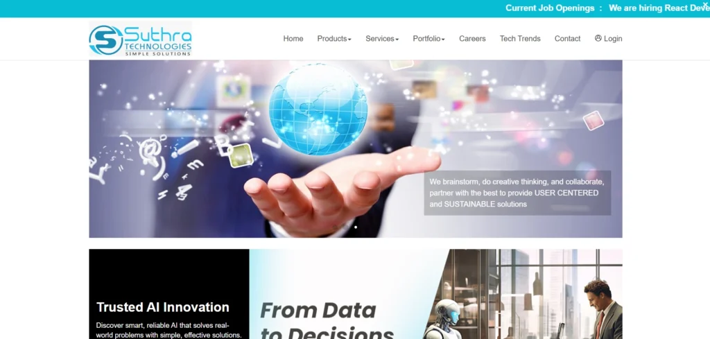 Software company in Vijayawada - Suthra Technologies Pvt Ltd