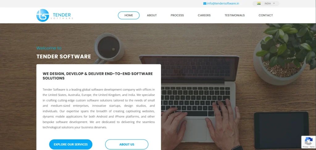 Software company in Pondicherry - Tender Software India Private Limited
