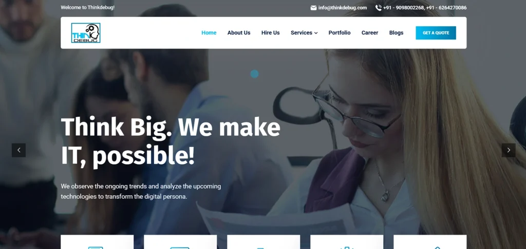 software company in indore - ThinkDebug Indore