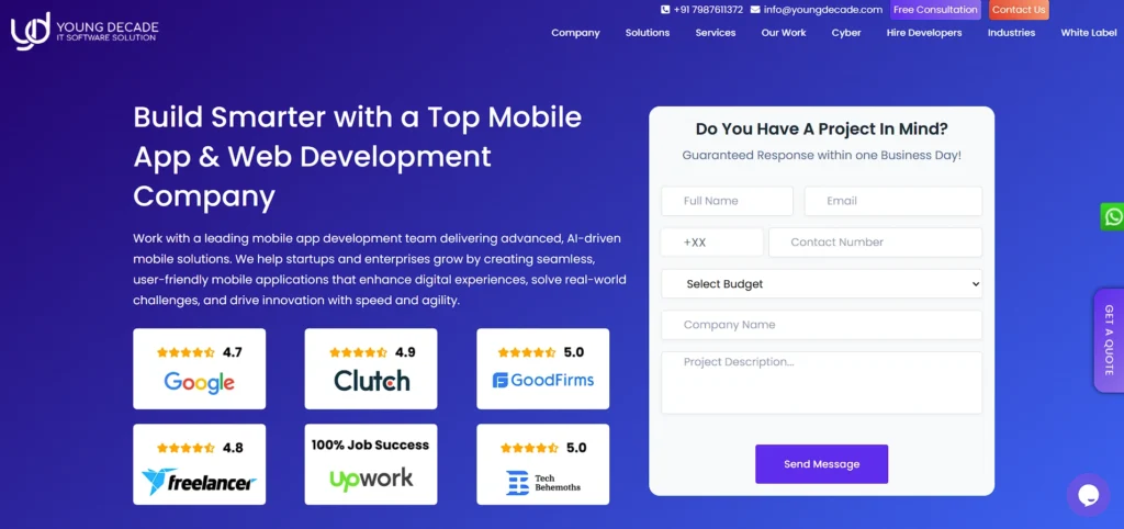 software company in indore - Young Decade IT Software Solution