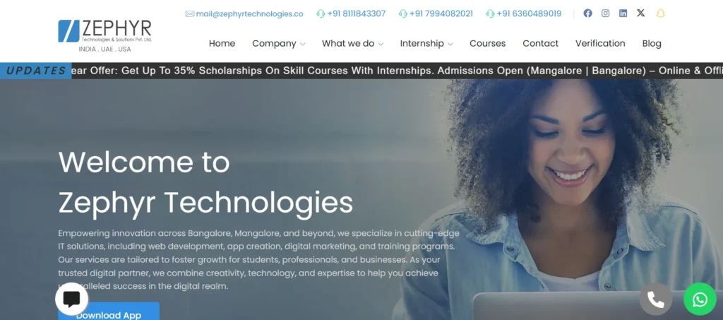 Zephyr Technologies and Solutions Pvt Ltd - Software Company in Mangalore