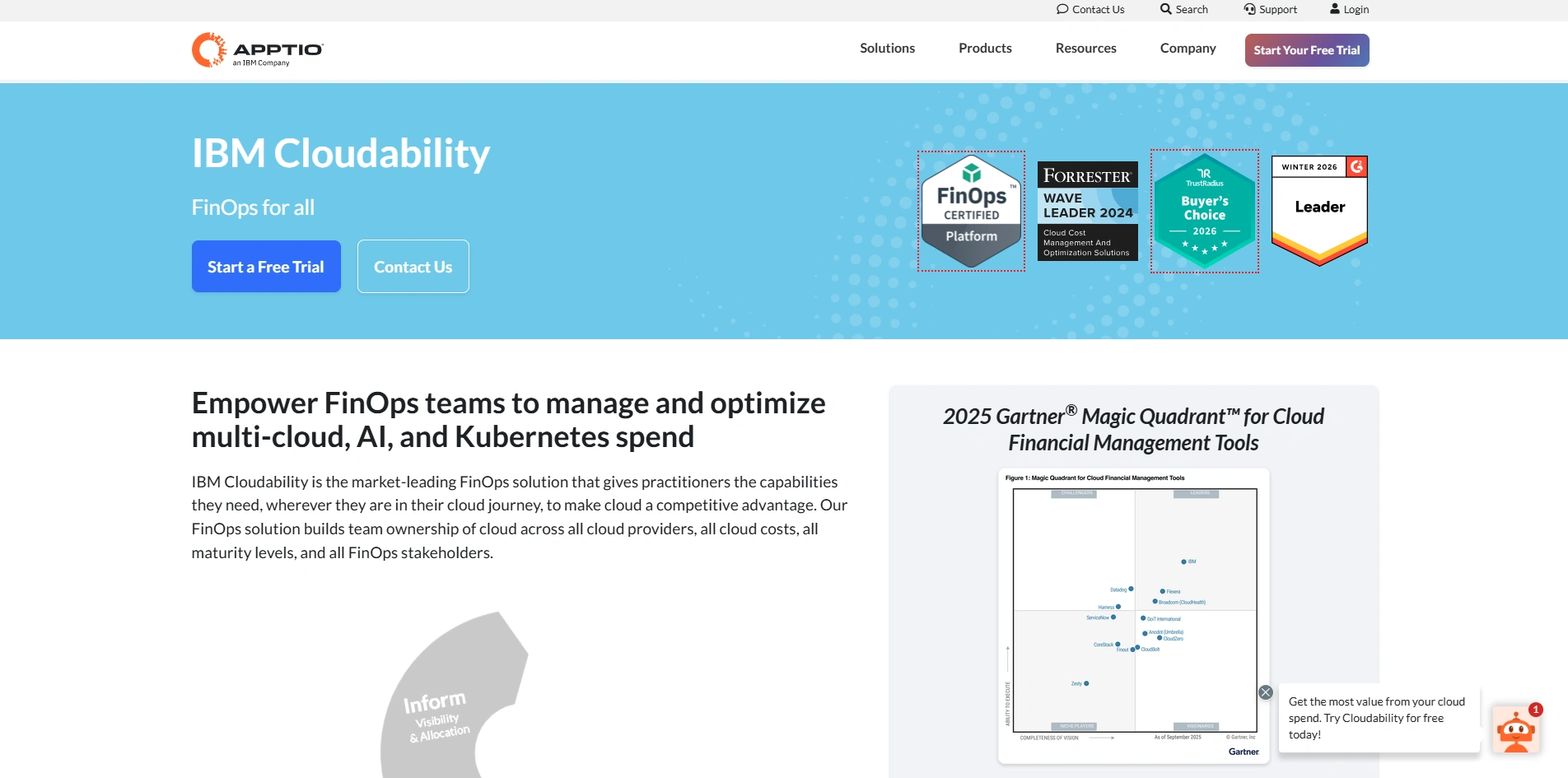 cloud cost management tools-Apptio Cloudability