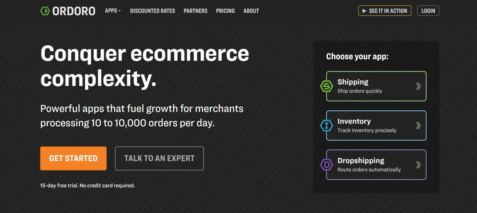 Ordoro -inventory management software for small business