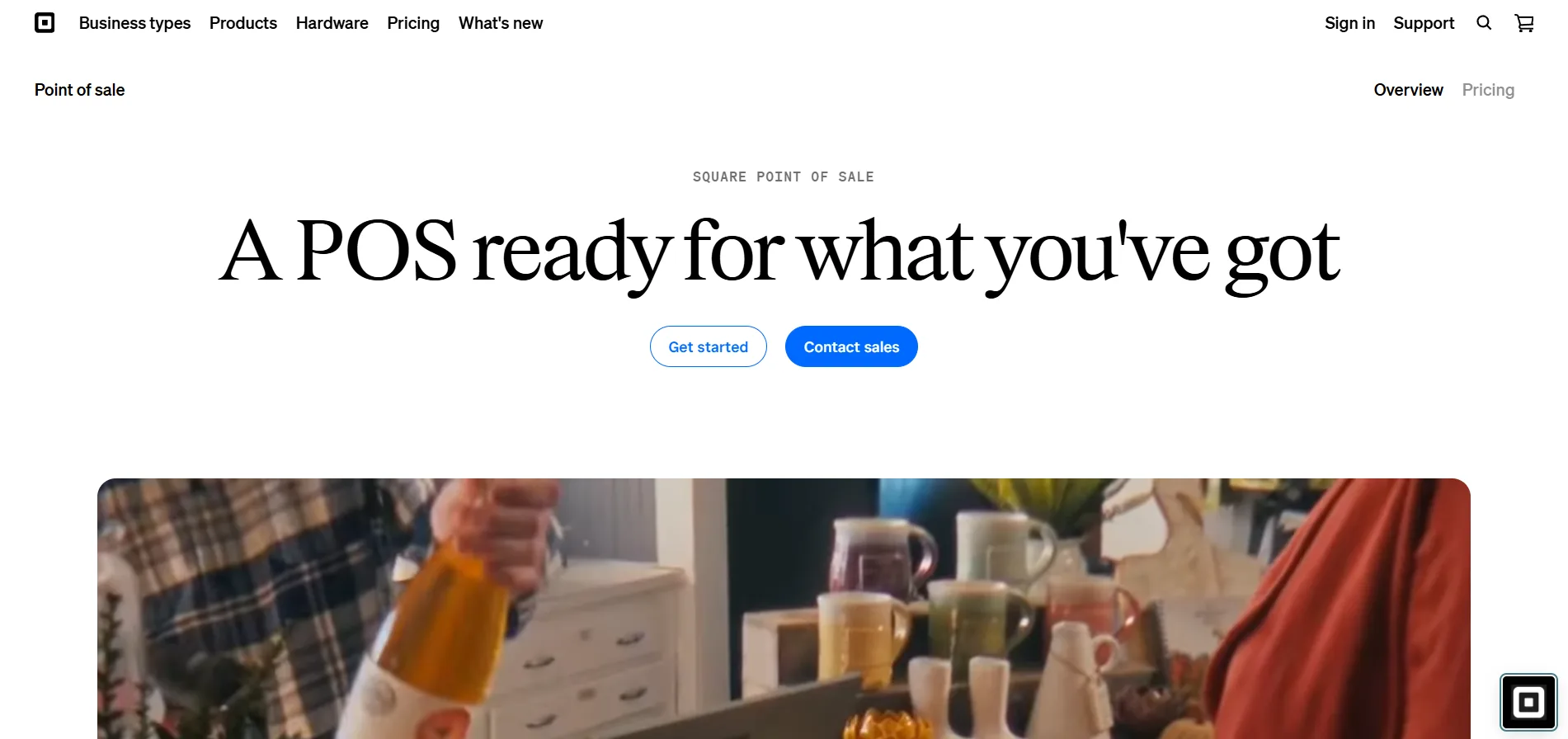 Square POS -inventory management software for small business