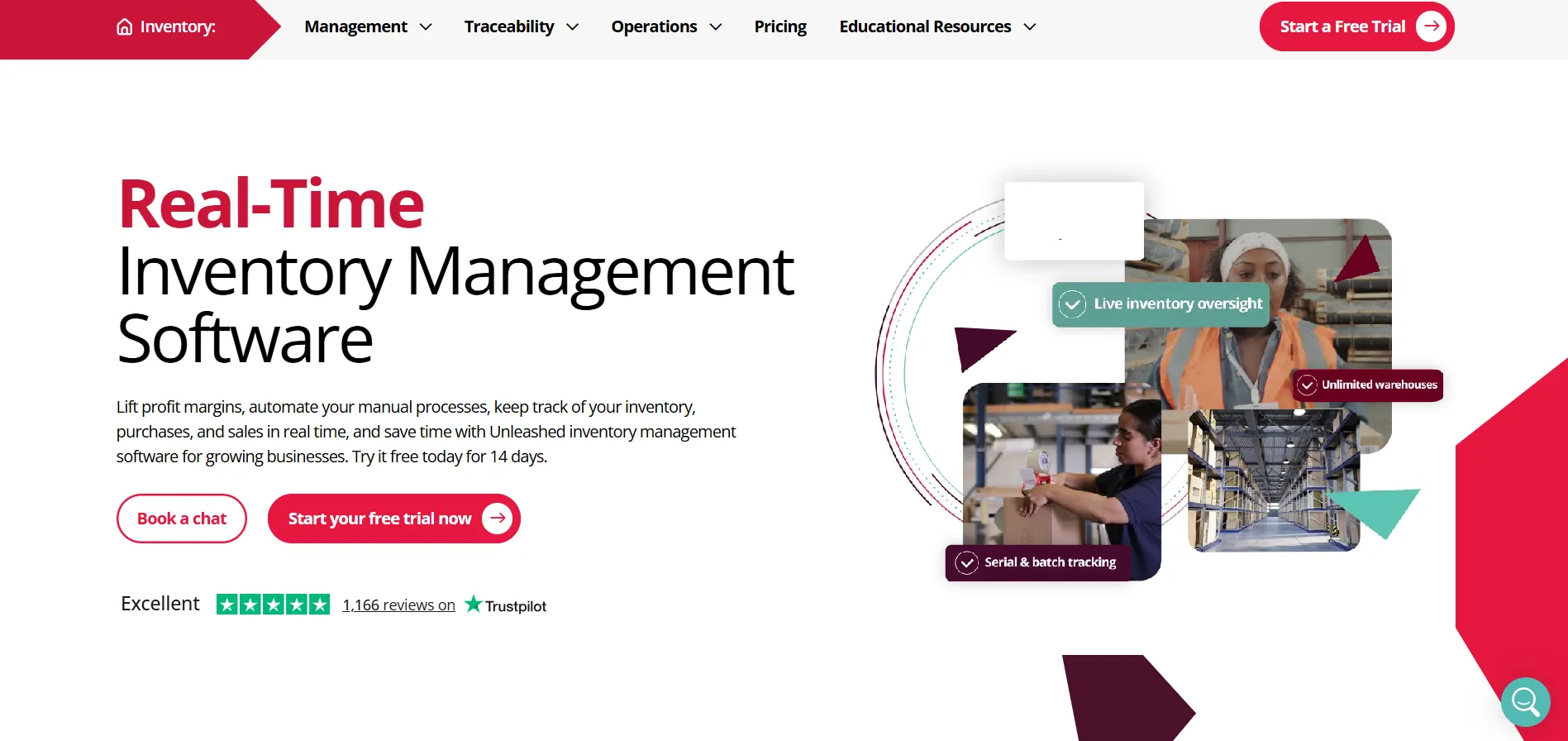 Unleashed Software -inventory management software for small business