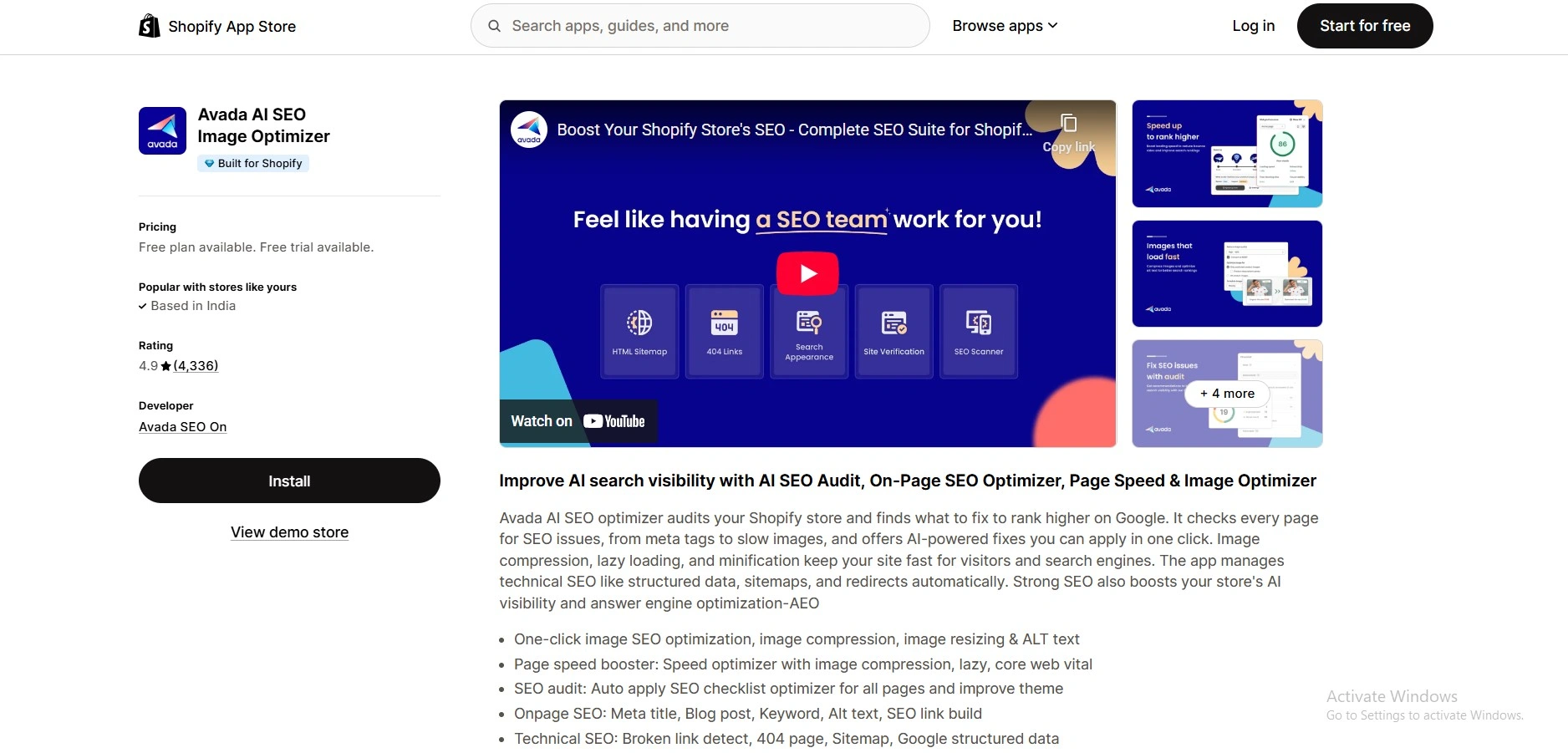 Seo Tools For Shopify-Avada SEO & Image Optimizer