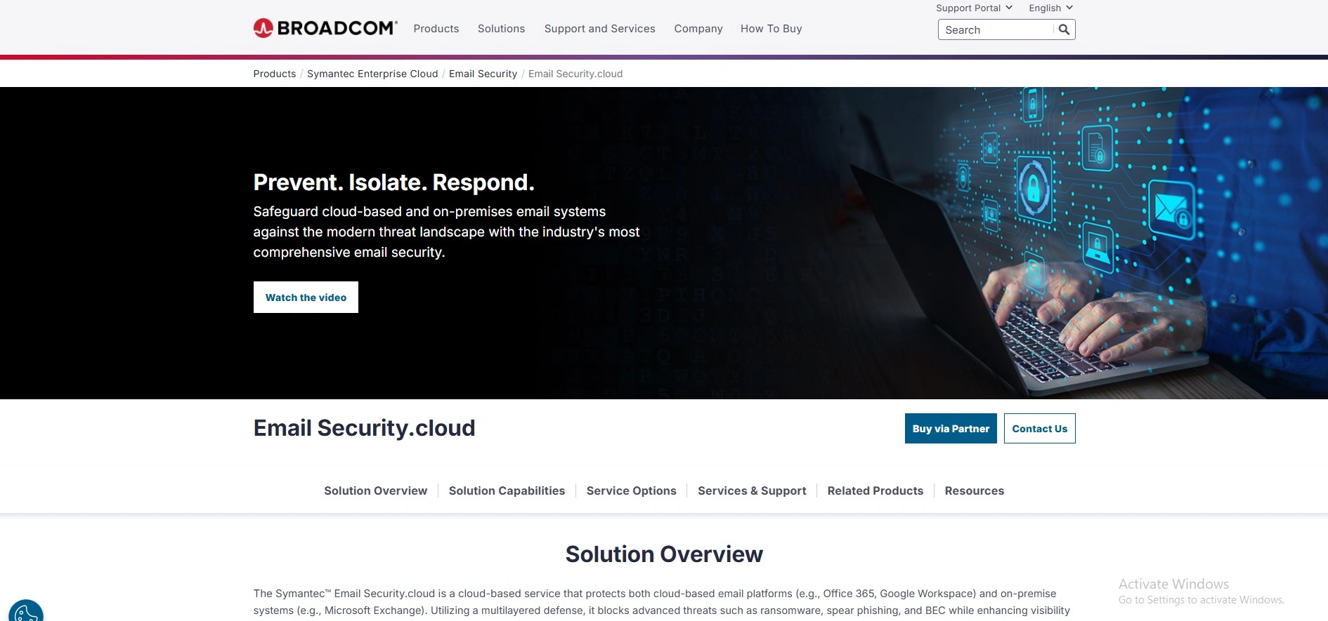 email security software- Broadcom (Symantec) Email Security
