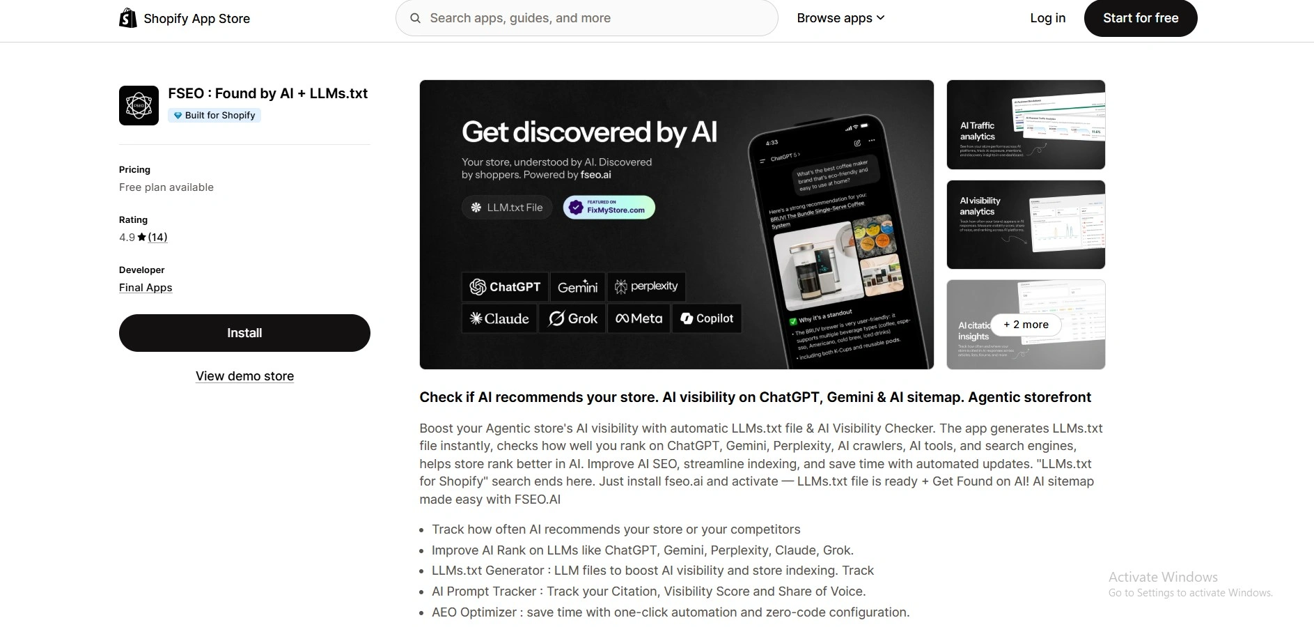 Seo Tools For Shopify-FSEO
