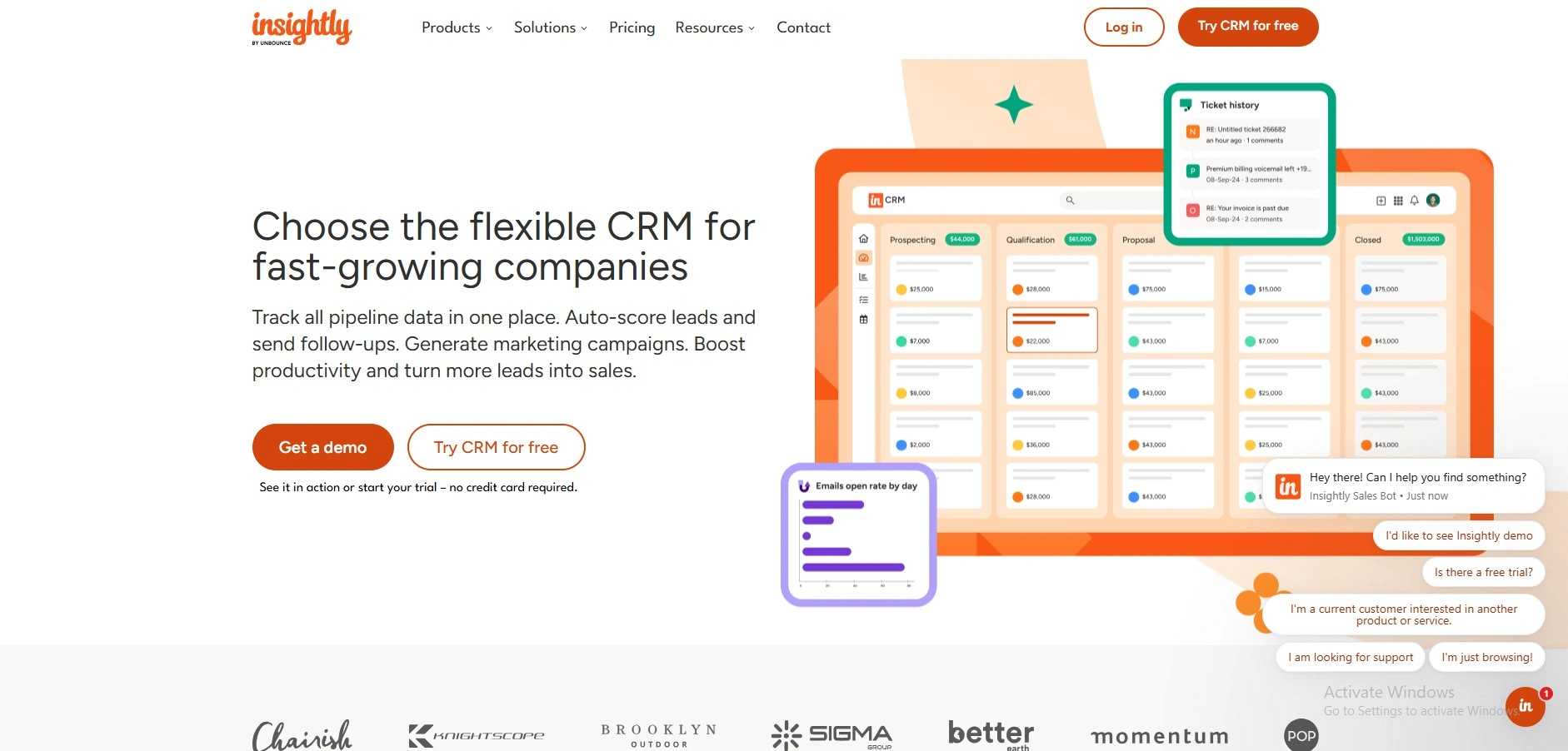  CRM Tools- Insightly CRM