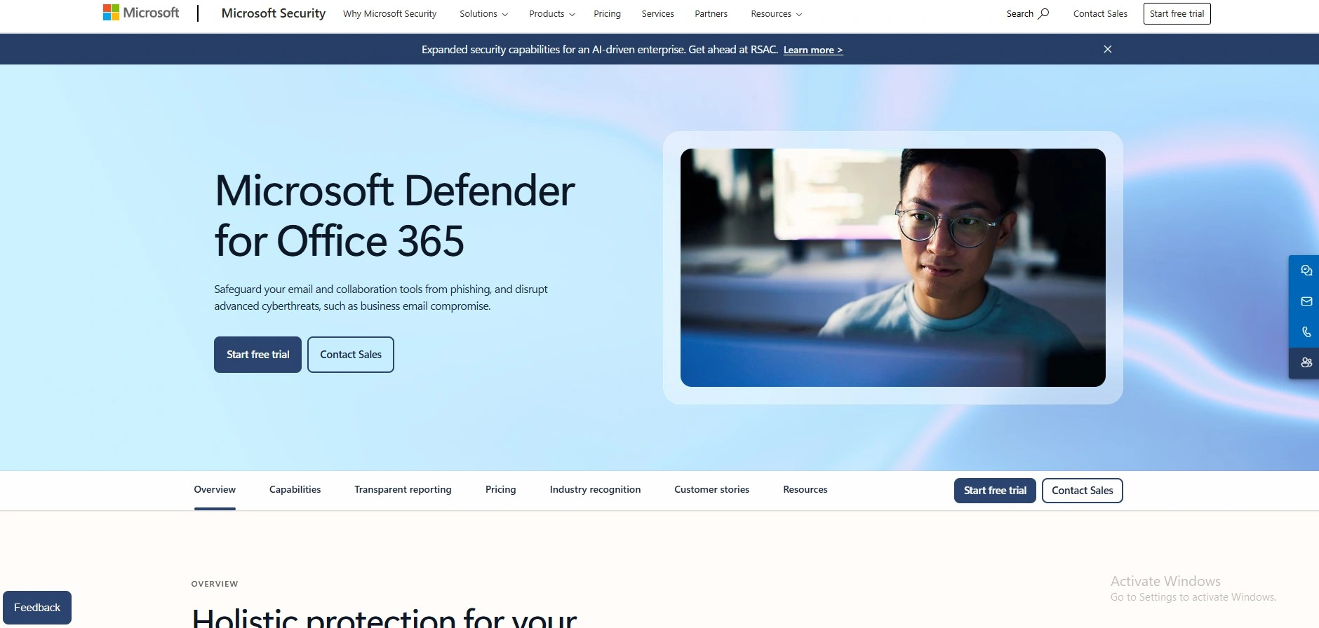 email security software- Microsoft Defender for Office 365
