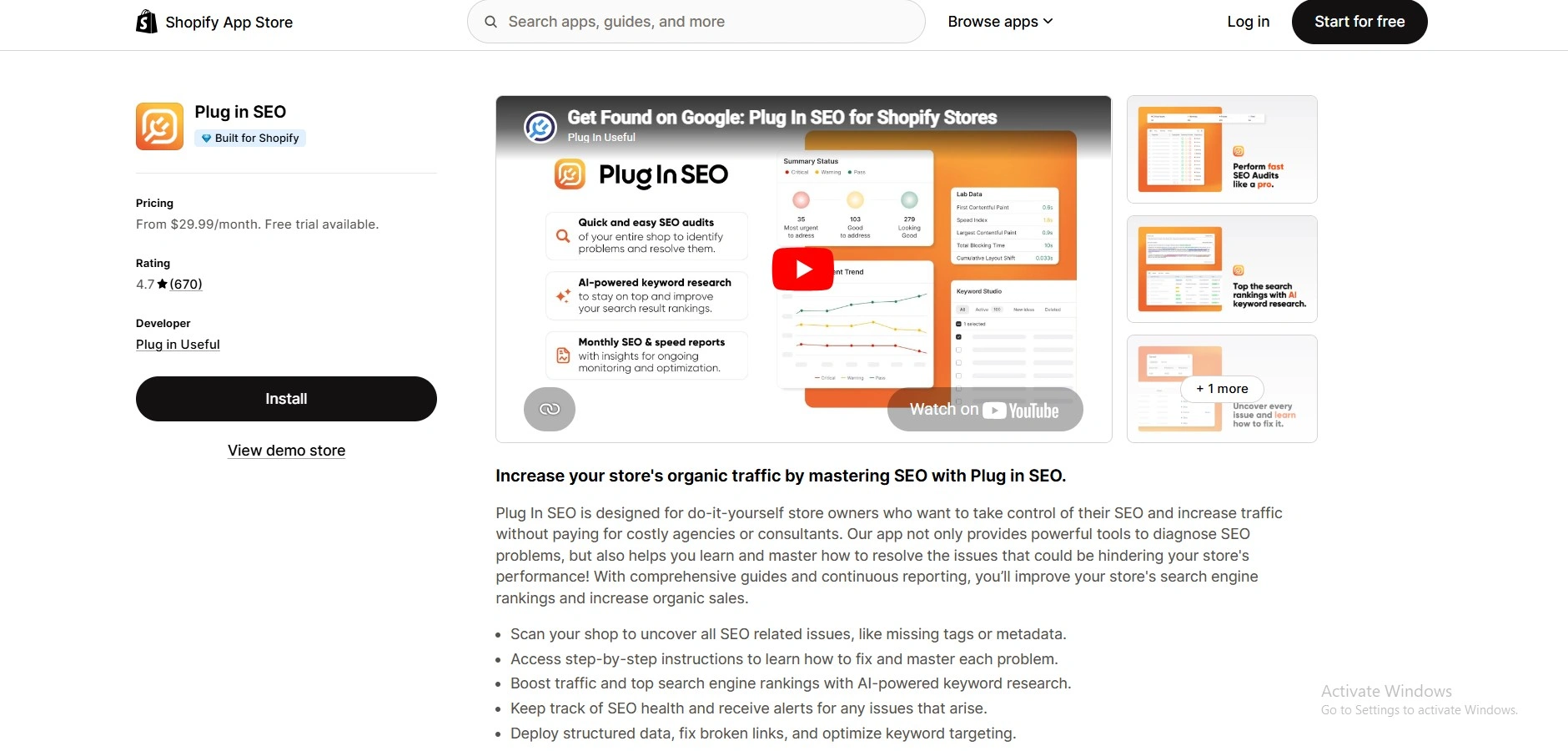 Seo Tools For Shopify- Plug in SEO