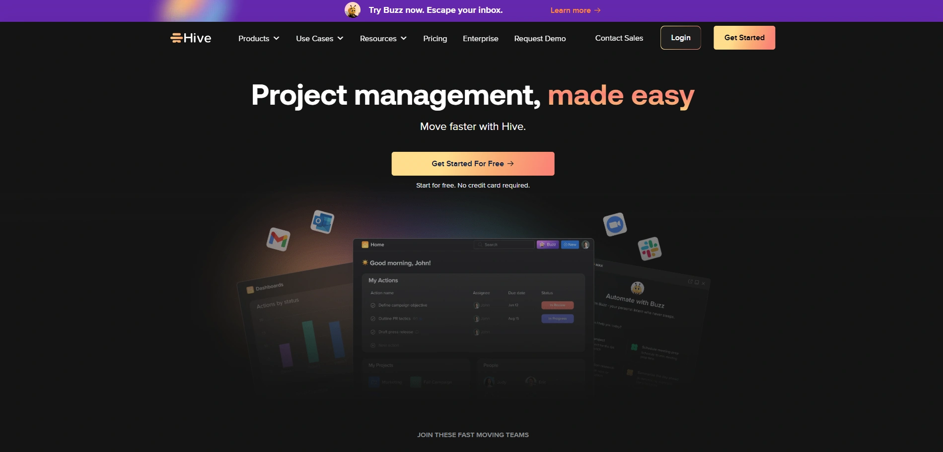 Marketing Project Management Software -Hive