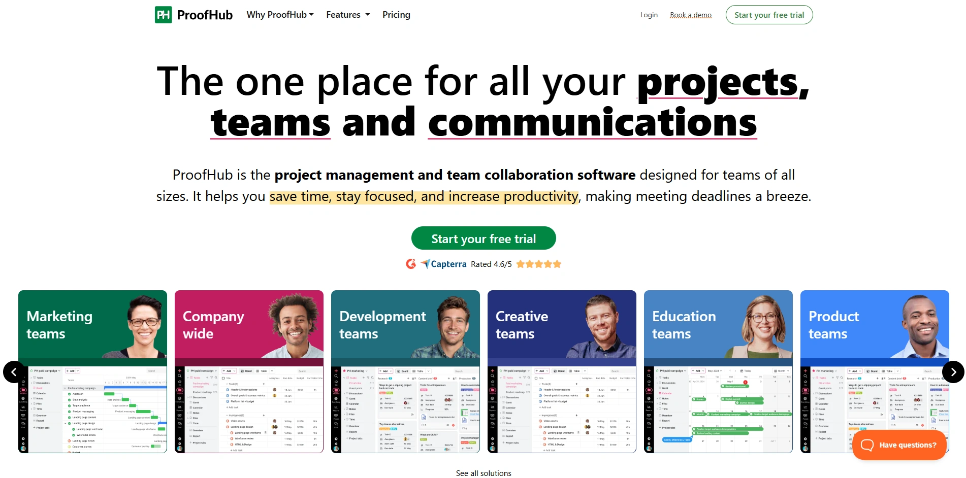 Marketing Project Management Software -ProofHub